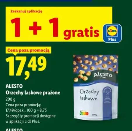 Orzechy laskowe prażone Alesto