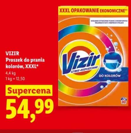 Proszek do prania kolorów XXXL Vizir