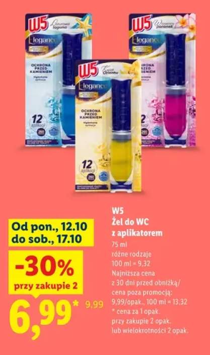 Żel do WC z aplikatorem W5