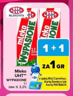 Mleko UHT Wypasione Mlekovita 3,2%