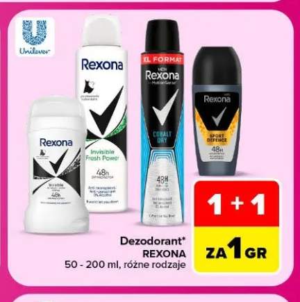 Dezodorant Rexona Invisible +3 warianty
