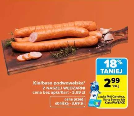 Kiełbasa podwawelska Z Naszej Wędzarni