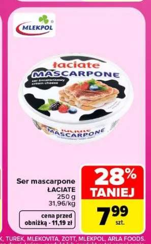 Ser mascarpone Łaciate