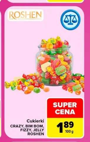 Cukierki Crazy Roshen +3 warianty