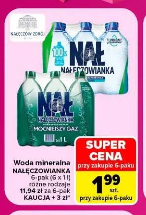 Woda mineralna Nałęczowianka 6-pak
