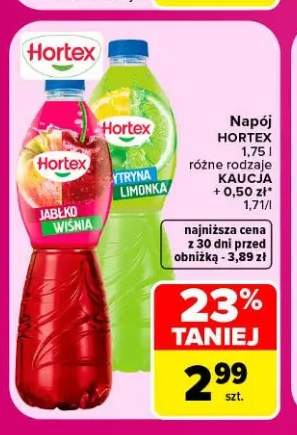 Napój Hortex jabłko wiśnia +1 wariant