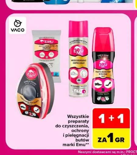 Preparaty do czyszczenia, ochrony i pielęgnacji butów Emu +4 warianty