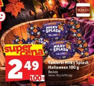 Cukierki Milky Splash Halloween Roshen