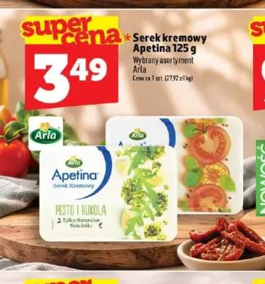 Serek kremowy Apetina pesto i rukola +1 wariant