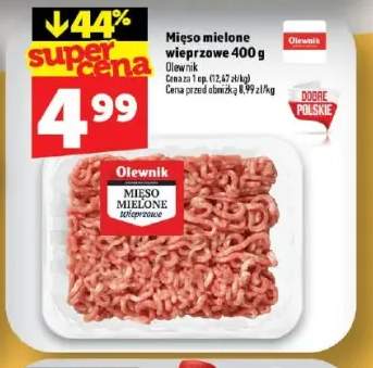 Mięso mielone wieprzowe Olewnik