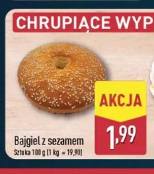 Bajgiel z sezamem
