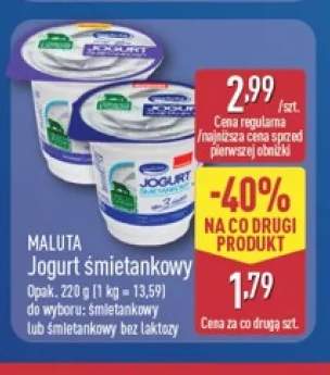 Jogurt śmietankowy Maluta +1 wariant