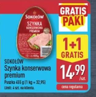 Szynka konserwowa premium Sokołów