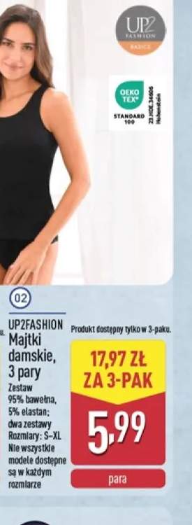 Majtki damskie 3-pak Up2fashion