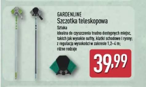 Szczotka teleskopowa Gardenline