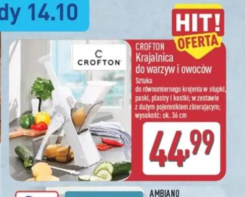 Krajalnica do warzyw i owoców Crofton