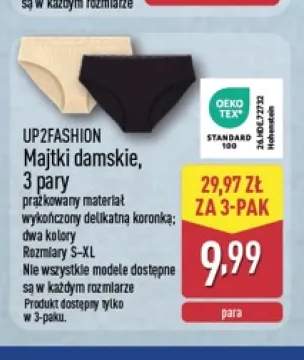 Majtki damskie 3-pak UP2FASHION