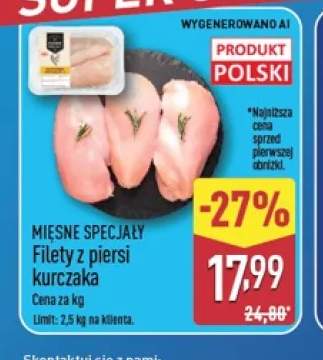 Filety z piersi kurczaka Mięsne Specjały