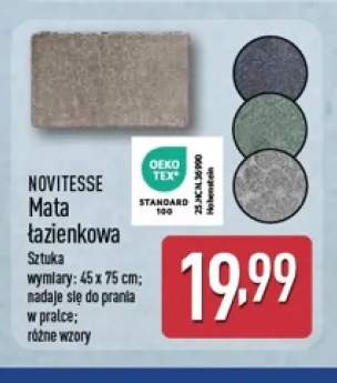 Mata łazienkowa Novitesse 45x75 cm