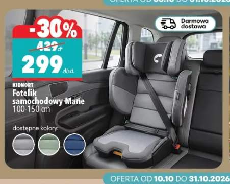 Fotelik samochodowy Mane 100-150 cm Kidnort