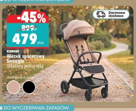 Wózek spacerowy Snøugle składany jedną ręką Kidnort
