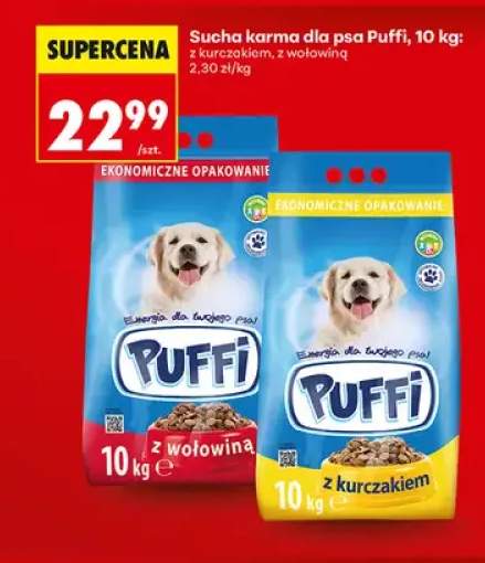 Sucha karma dla psa Puffi z kurczakiem