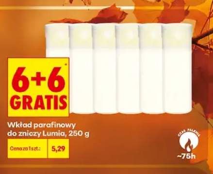Wkład parafinowy do zniczy Lumia