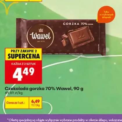 Czekolada gorzka 70% Wawel