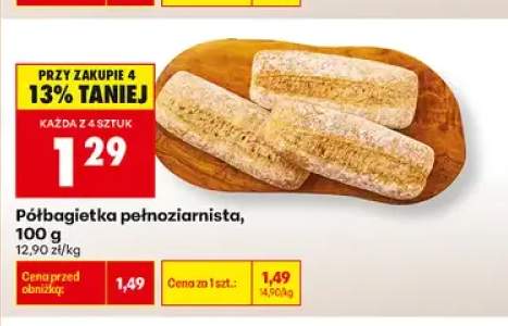 Półbagietka pełnoziarnista