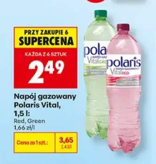 Napój gazowany Polaris Vital Green +1 wariant