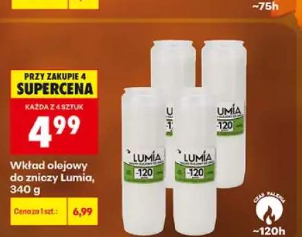 Wkład olejowy do zniczy Lumia