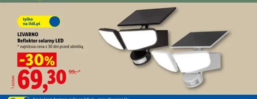 Reflektor solarny LED Livarno