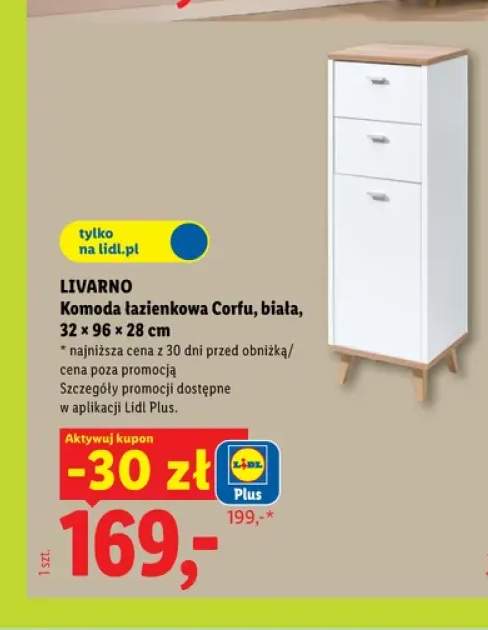 Komoda łazienkowa Corfu Livarno