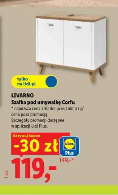 Szafka pod umywalkę Corfu Livarno