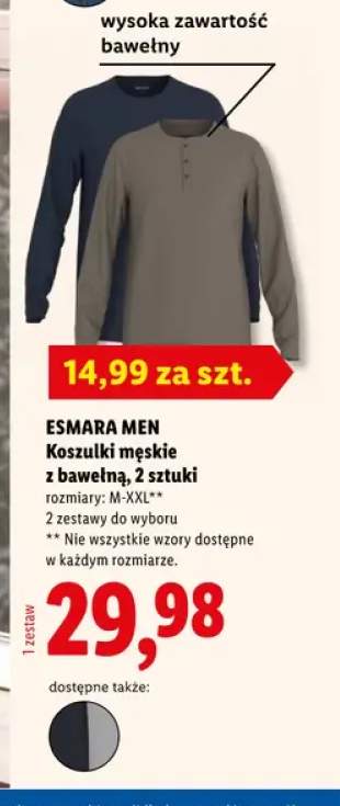 Koszulki męskie z bawełną 2-pak