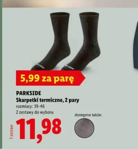 Skarpetki termiczne 2-pak Parkside
