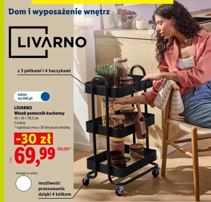 Wózek pomocnik kuchenny Livarno