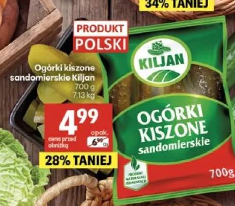 Ogórki kiszone sandomierskie Kiljan