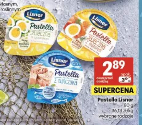 Pastella Lisner jajeczna ze szczypiorkiem +2 warianty
