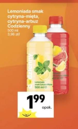 Lemoniada smak cytryna-mięta Codzienny +1 wariant