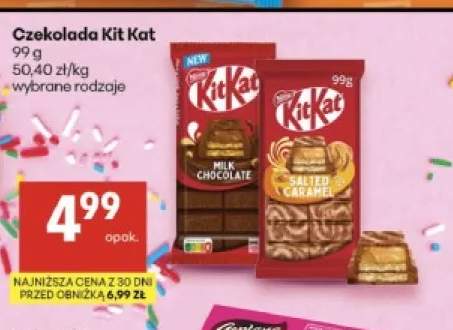 Czekolada Kit Kat Milk Chocolate +1 wariant