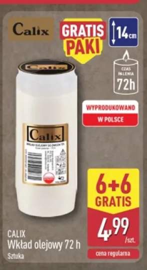 Wkład olejowy 72 h Calix