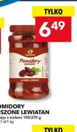 Pomidory suszone Lewiatan w oleju z ziołami