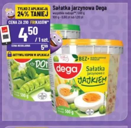 Sałatka jarzynowa z jajkiem Dega +1 wariant