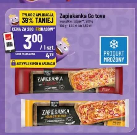 Zapiekanka z salami pepperoni Go tove +1 wariant