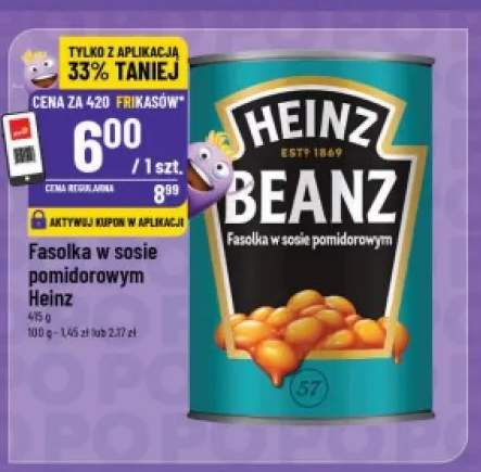 Fasolka w sosie pomidorowym Heinz