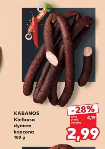 Kiełbasa dymem kopcona Kabanos