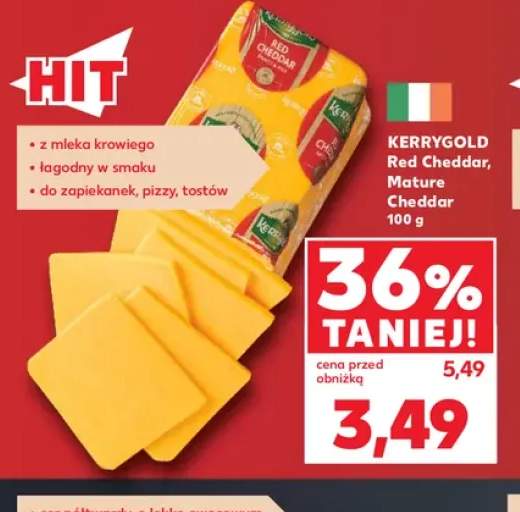 Ser Red Cheddar Kerrygold +1 wariant