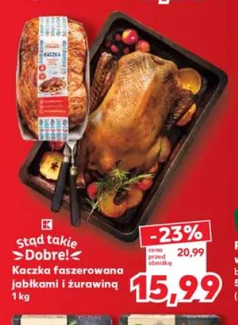 Kaczka faszerowana jabłkami i żurawiną Stąd takie Dobre!