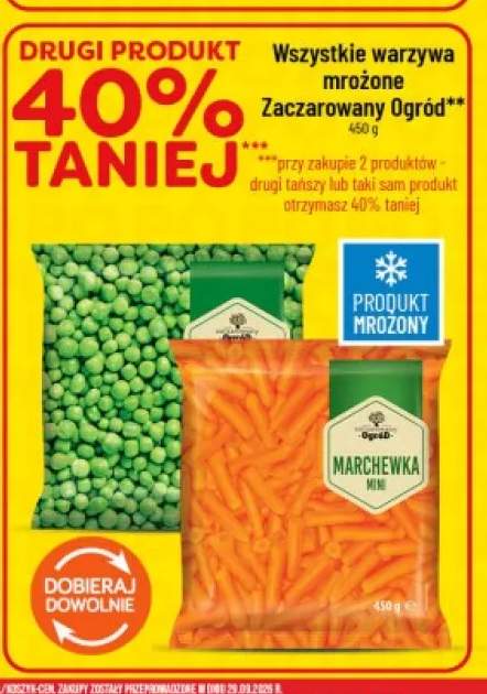 Warzywa mrożone Zaczarowany Ogród +2 warianty